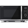MICRO-ONDES 25L GRILL COMMANDE SEMI-NUMÉRIQUE 10 NIVEAUX DE PUISSANCE