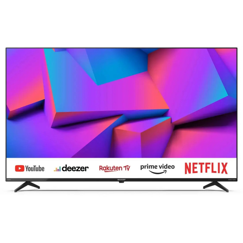 TÉLÉVISEUR LED 50'' (127CM) 4K UHD SMART FRAMELESS SYSTEME D'ENCEINTES HARMAN/KARDON 4T-C50FK2EL2NB