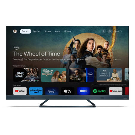 TÉLÉVISEUR QLED 127CM UHD HDR 144HZ GOOGLE TV HDMI 2.1 HAUT-PARLEURS HARMAN-KARDON DOLBY ATMOS/DTS-X