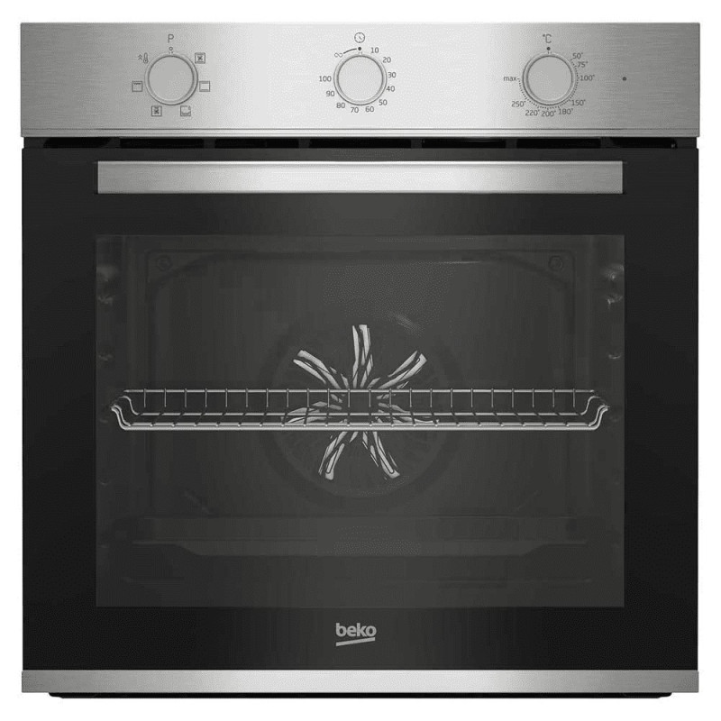 FOUR MULTIFONCTIONS ÉMAIL LISSE 66L INOX/NOIR