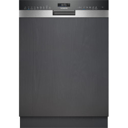 LAVE-VAISSELLE INTÉGRABLE 14 COUVERTS 39DB CLASSE C TIROIR ZEOLITH BANDEAU INOX/VERRE NOIR
