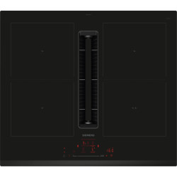 TABLE DE CUISSON ASPIRANTE LARGEUR 60CM 7400W 4 FOYERS 2 ZONES COMBIZONE NOIR