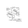 FOUR MULTIFONCTIONS PYROLYSE LARGEUR 90CM 112L CLASSE A+ NOIR/INOX