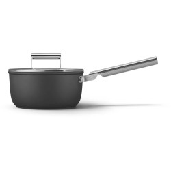 CASSEROLE CKFS2011BLM 20CM NOIR MAT COUVERCLE EN VERRE