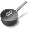 CASSEROLE CKFS2011BLM 20CM NOIR MAT COUVERCLE EN VERRE