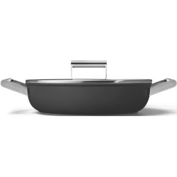 SAUTEUSE CKFD2811BLM NOIR MAT 28CM COUVERCLE EN VERRE