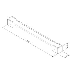 ACCESSOIRE SMEG KIT3-6 SUPPORT H95 INOX