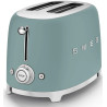 TOASTER 2 FENTES 950W ANNÉES 50 VERT ÉMERAUDE MAT