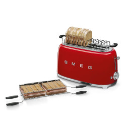 GRILLE-PAIN SMEG TSF02RDEU ROUGE