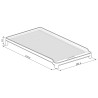 ACCESSOIRE SMEG BGTR4110 PLAQUE GRIL VIANDE FONTE