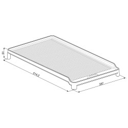 ACCESSOIRE SMEG BGTR9 PLAQUE GRIL VIANDE FONTE