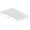 ACCESSOIRE SMEG BGTR9 PLAQUE GRIL VIANDE FONTE