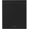 PORTE NOIR MAT POUR LAVE-VAISSELLE TOUT INTÉGRABLE 60CM HAUTEUR 82CM POIGNÉE CLASSICA NOIR MAT