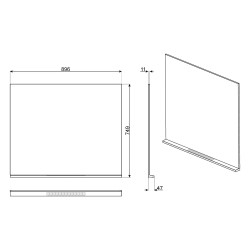 CREDENCE SMEG KIT90X9-1 INOX