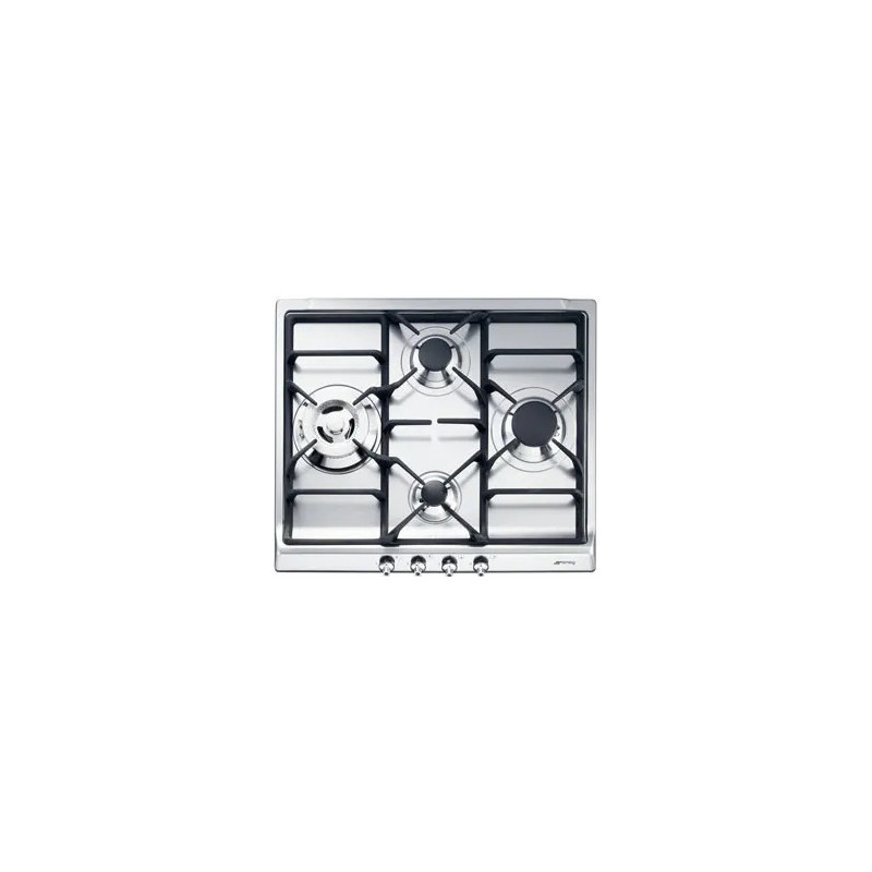TABLE GAZ SMEG SER60SGH3 CLASSICA INOX