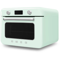MINIFOUR ANNÉES 50 COMBINÉ VAPEUR LCD 30L CHALEUR BRASSÉE VERT D'EAU