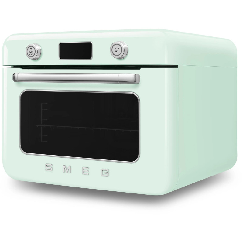 MINIFOUR ANNÉES 50 COMBINÉ VAPEUR LCD 30L CHALEUR BRASSÉE VERT D'EAU