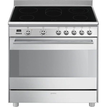 CENTRE DE CUISSON CONCERTO LARGEUR 90CM INOX/PORTE MIROIR