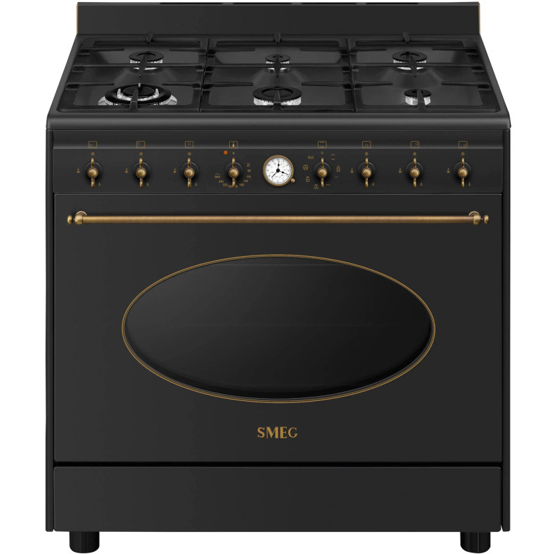 CENTRE DE CUISSON COLONIALE LARGEUR 90CM ANTHRACITE