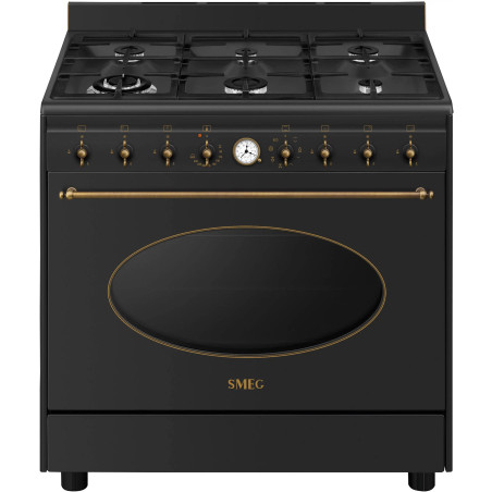 CENTRE DE CUISSON COLONIALE LARGEUR 90CM ANTHRACITE