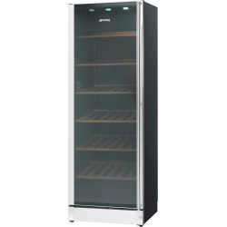 CAVE À VIN 198 BOUTEILLES 368L 2 ZONES PORTE VITRÉE CLASSE G INOX