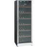 CAVE À VIN 198 BOUTEILLES 368L 2 ZONES PORTE VITRÉE CLASSE G INOX