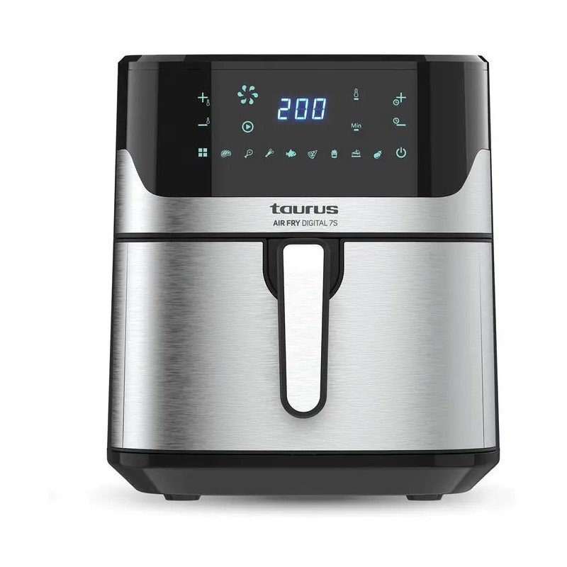 FRITEUSE À AIR SANS HUITE AIR FRY DIGITAL 7S 1600W INOX/NOIR