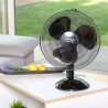 VENTILATEUR DE TABLE 40CM 40W GRECO16 ELÉGANCE NOIR