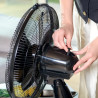 VENTILATEUR DE TABLE 40CM 40W GRECO16 ELÉGANCE NOIR