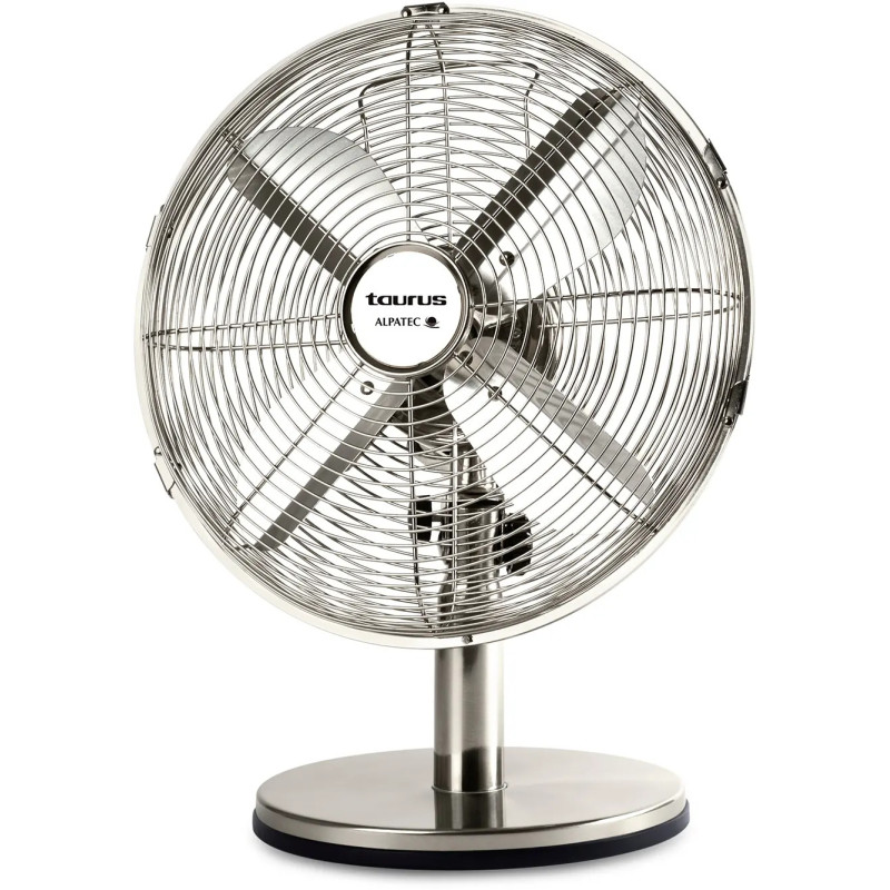 VENTILATEUR DE TABLE 30CM 45W MÉTAL BROSSÉ