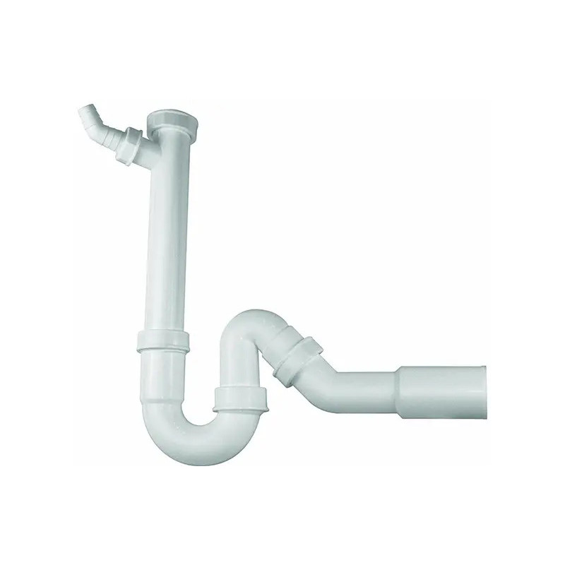 Siphon tubulaire pour broyeur de déchets