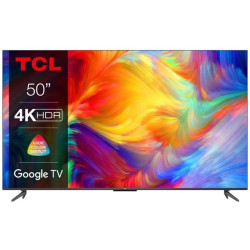 TÉLÉVISEUR LED 50" (127CM) UHD 4K HDR HDMI 2.1 ALLM GOOGLE TV DOLBY ATMOS