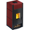 POELE BOIS TERMOVANA SL23000010012 ALBA 12 METAL ROUGE ETANCHE