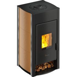 POELE BOIS TERMOVANA SL230000300C3 AURORA 12 MAJOLIQUE CUIR ETANCHE