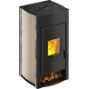 POELE BOIS TERMOVANA SL230000300C1 AURORA 12 MAJOLIQUE IVOIRE ETANCHE