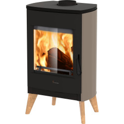 POELE BOIS TERMOVANA SL23000080070 NICE 8 FEET TAUPE