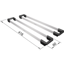 LOT DE 2 RAILS SUPERIEURS