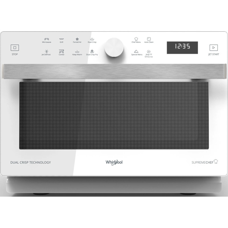MICRO-ONDES COMBINÉ SUPRÈME CHEF 33L 900W GRIL 1200W CHALEUR PULSÉE 1700W BLANC