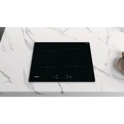 TABLE DE CUISSON INDUCTION 4 ZONES 7200W LARGEUR 59CM NOIR