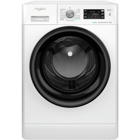LAVE-LINGE FRONTAL 8KG 1200T CLASSE B BLANC INDUCTION