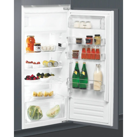 RÉFRIGÉRATEUR INTÉGRABLE 1 PORTE 171+18L CLASSE E NICHE 123CM GLISSIÈRES