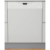 LAVE-VAISSELLE INTÉGRABLE 14 COUVERTS 46dB CLASSE E BANDEAU BLANC