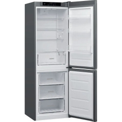 RÉFRIGÉRATEUR COMBINÉ 228+111L H189XL59,5CM CLASSE E INOX