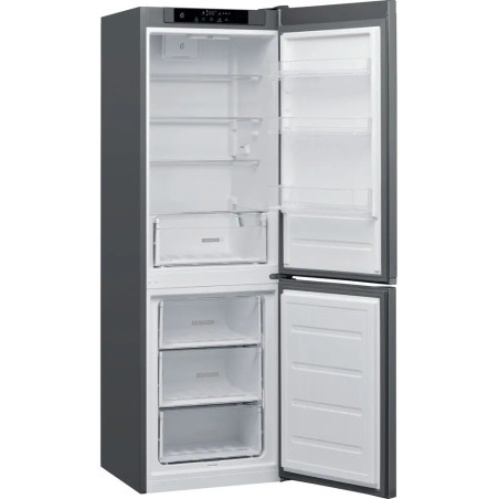 RÉFRIGÉRATEUR COMBINÉ 228+111L H189XL59,5CM CLASSE E INOX