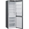 RÉFRIGÉRATEUR COMBINÉ 228+111L H189XL59,5CM CLASSE E INOX