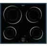 TABLE DE CUISSON INDUCTION 4 ZONES 7400W LARGEUR 58CM NOIR