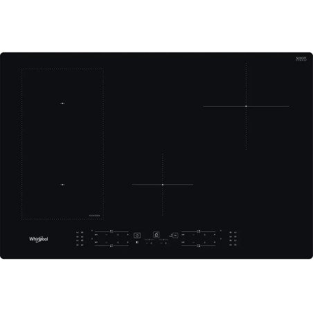 TABLE DE CUISSON INDUCTION 4 ZONES 7200W MULTIZONES FLEXICOOK LARGEUR 77CM NOIR
