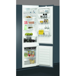 RÉFRIGÉRATEUR INTÉGRABLE COMBINÉ 228+80L CLASSE F NICHE 194CM GLISSIÈRES