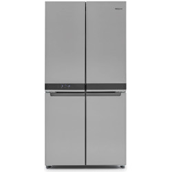 RÉFRIGÉRATEUR 4 PORTES 386+205L H187,5XL90,9CM CLASSE F INOX