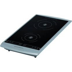 RECHAUD INDUCTION DOMINO WHITE & BROWN PC493